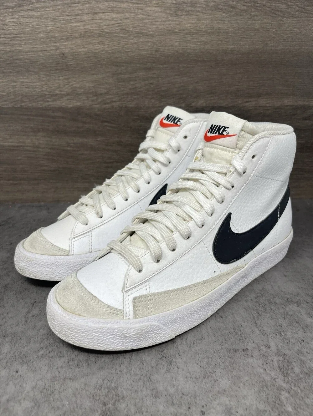 Nike Blazer Mid 77 Vintage Kids Size 6Y White Black Casual Sneakers